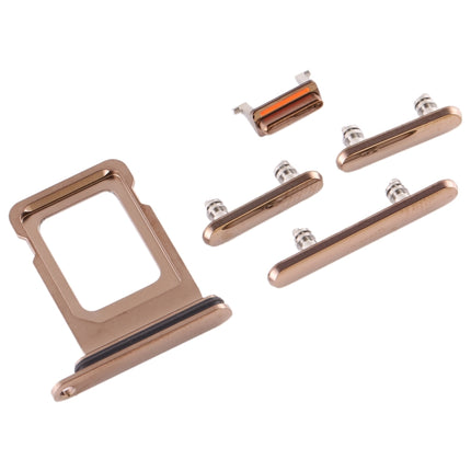 SIM Card Tray + Side Key for iPhone 11 Pro / 11 Pro Max(Gold)-garmade.com