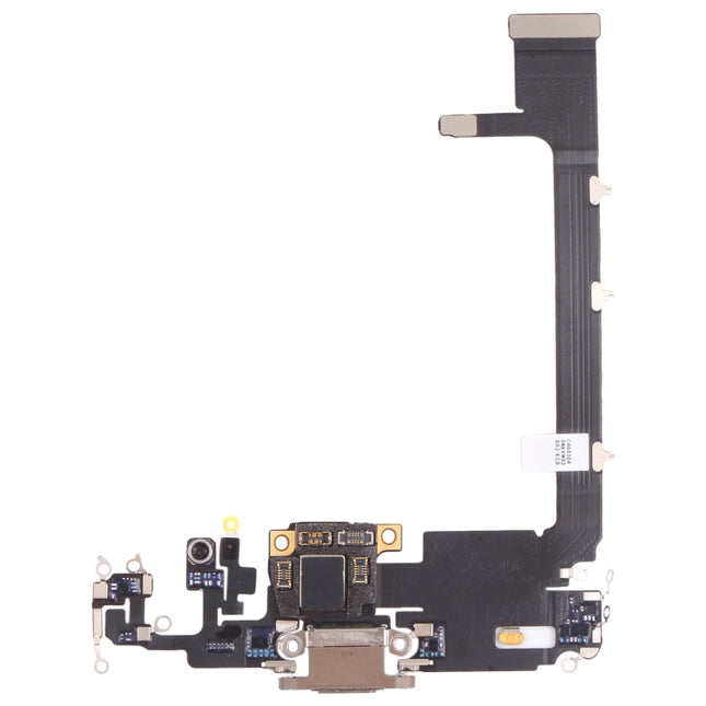 Original Charging Port Flex Cable for iPhone 11 Pro Max (Gold)-garmade.com