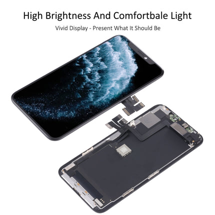 Original LCD Screen for iPhone 11 Pro Digitizer Full Assembly with Earpiece Speaker Flex Cable-garmade.com