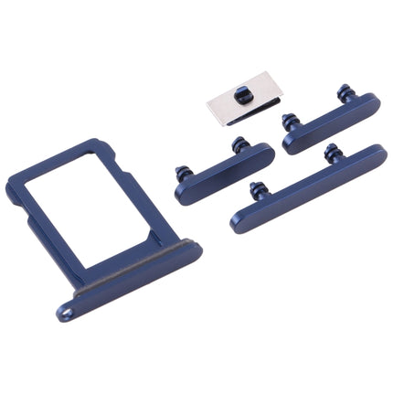 SIM Card Tray + Side Keys for iPhone 12 Mini (Blue)-garmade.com