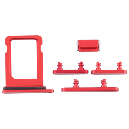 SIM Card Tray + Side Keys for iPhone 12 Mini (Red)-garmade.com