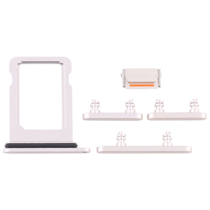 SIM Card Tray + Side Keys for iPhone 12 Mini (White)-garmade.com