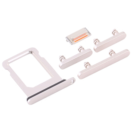 SIM Card Tray + Side Keys for iPhone 12 Mini (White)-garmade.com