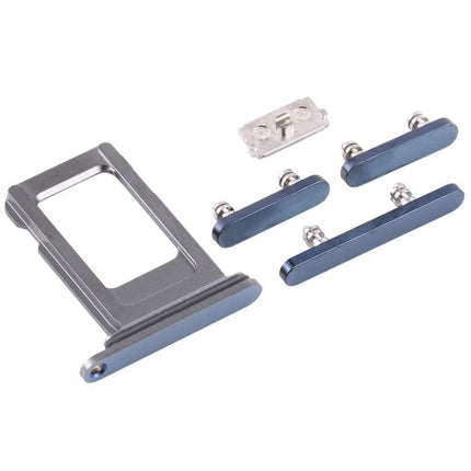 SIM Card Tray + Side Keys for iPhone 12 Pro Max(Blue)-garmade.com