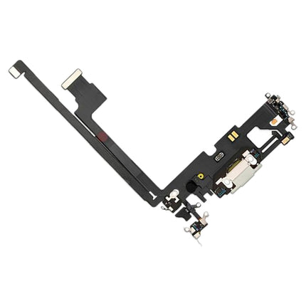 Charging Port Flex Cable for iPhone 12 Pro Max (White)-garmade.com
