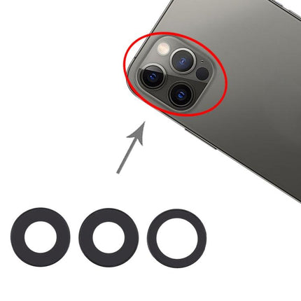 Camera Lens Cover for iPhone 12 Pro Max (Black)-garmade.com