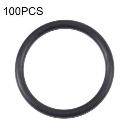100 PCS Rear Camera Waterproof Rings for iPhone X-12 Pro Max (Black)-garmade.com