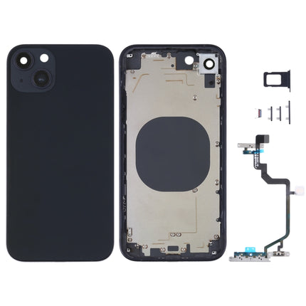Back Housing Cover with Appearance Imitation of iP14 for iPhone XR(Black)-garmade.com