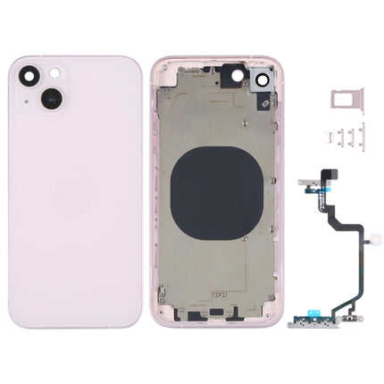 Back Housing Cover with Appearance Imitation of iP14 for iPhone XR(Pink)-garmade.com