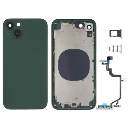 Back Housing Cover with Appearance Imitation of iP14 for iPhone XR(Green)-garmade.com