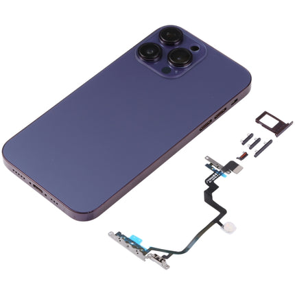 Back Housing Cover with Appearance Imitation of iP14 Pro for iPhone XR(Purple)-garmade.com