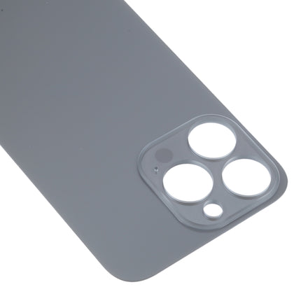 Easy Replacement Big Camera Hole Glass Back Battery Cover for iPhone 14 Pro(Black)-garmade.com