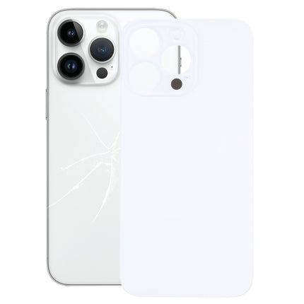 Easy Replacement Big Camera Hole Glass Back Battery Cover for iPhone 14 Pro(Silver)-garmade.com