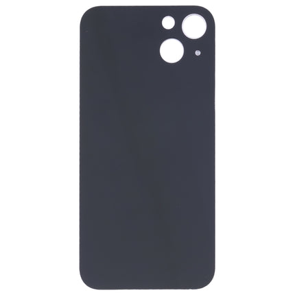 For iPhone 14 Plus Easy Replacement Big Camera Hole Glass Back Battery Cover(Purple)-garmade.com