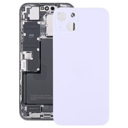 For iPhone 14 Plus Battery Back Cover(Purple)-garmade.com