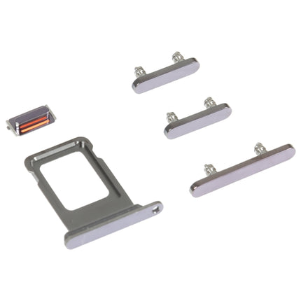 SIM Card Tray + Side Keys for iPhone 14 Pro Max(Purple)-garmade.com