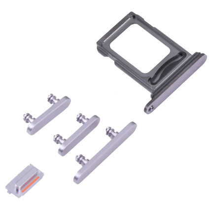 SIM Card Tray + SIM Card Tray + Side Keys for iPhone 14 Pro (Purple)-garmade.com