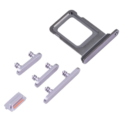 SIM Card Tray + SIM Card Tray + Side Keys for iPhone 14 Pro Max (Purple)-garmade.com