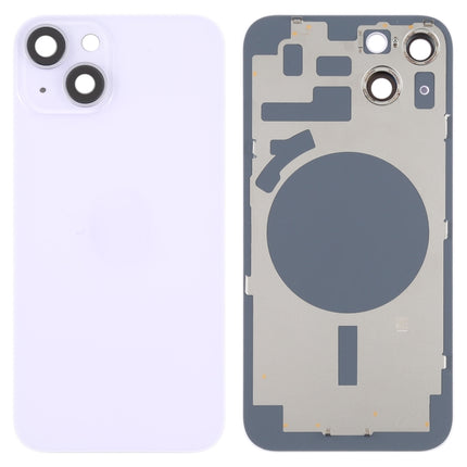 For iPhone 14 Back Housing Cover with Camera Lens(Purple)-garmade.com