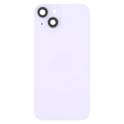 For iPhone 14 Back Housing Cover with Camera Lens(Purple)-garmade.com
