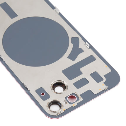 For iPhone 14 Back Housing Cover with Camera Lens(Red)-garmade.com