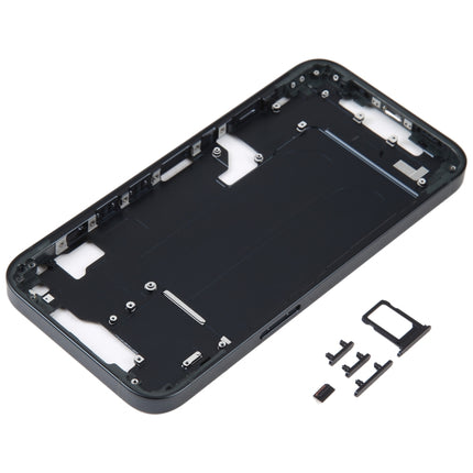 For iPhone 14 Middle Frame with Side Keys (Black)-garmade.com