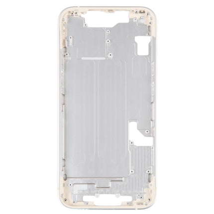 For iPhone 14 Middle Frame with Side Keys (Gold)-garmade.com