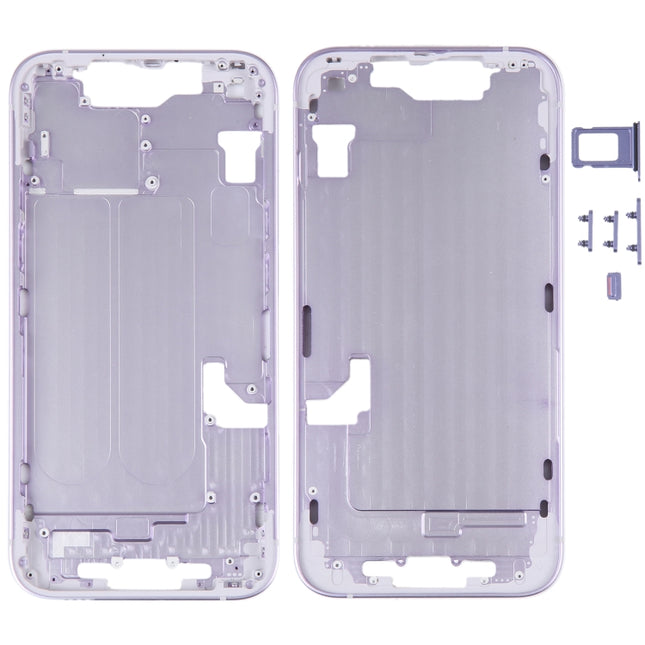For iPhone 14 Middle Frame with Side Keys (Purple)-garmade.com