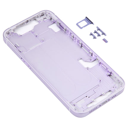 For iPhone 14 Middle Frame with Side Keys (Purple)-garmade.com