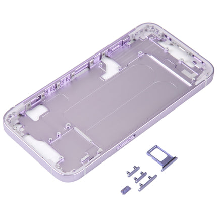 For iPhone 14 Middle Frame with Side Keys (Purple)-garmade.com