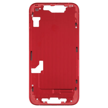 For iPhone 14 Middle Frame with Side Keys (Red)-garmade.com