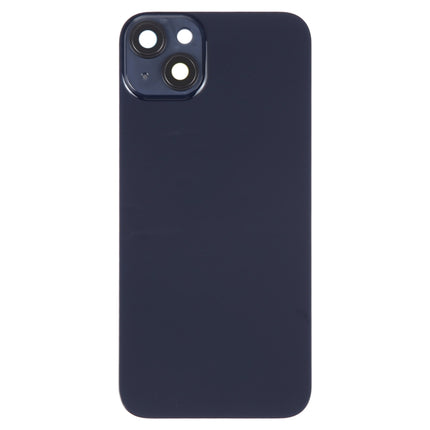 Glass Battery Back Cover with Holder for iPhone 14(Black)-garmade.com