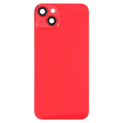 Glass Battery Back Cover with Holder for iPhone 14(Red)-garmade.com