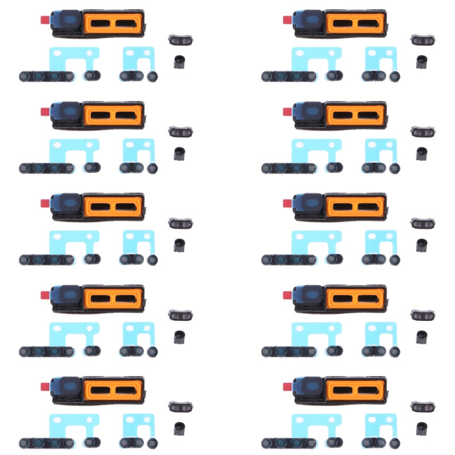 10sets Speaker Ringer Buzzer Dustproof Mesh For iPhone 14 (Black)-garmade.com