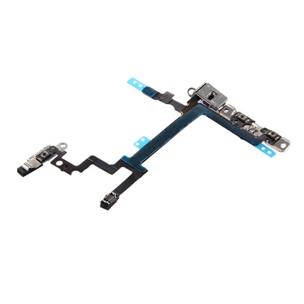 Power Button & Volume Button Flex Cable with Brackets for iPhone 5-garmade.com