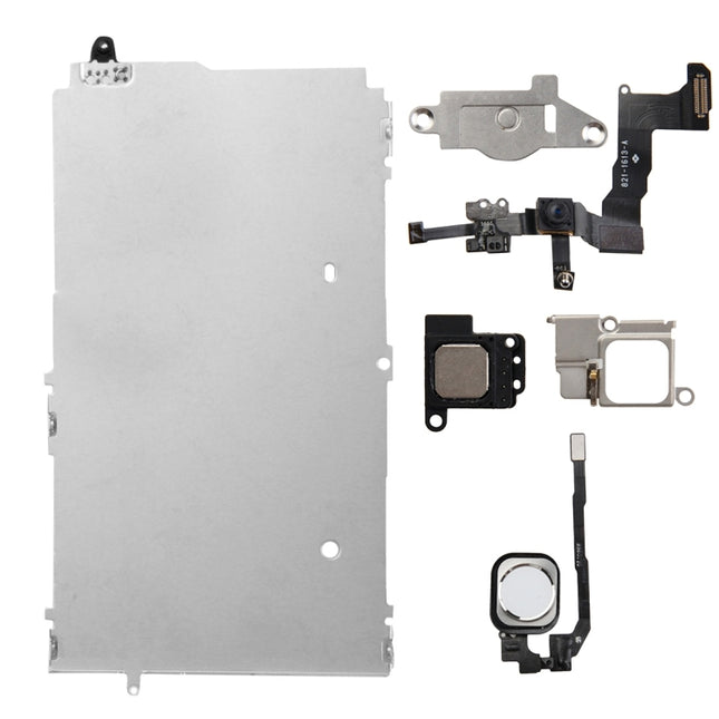 6 in 1 for iPhone 5s LCD Repair Accessories Part Set(White)-garmade.com