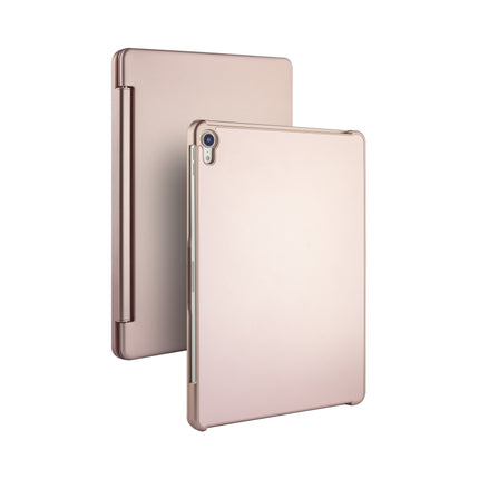 F105A Colorful Backlight Aluminum Backplane Wireless Bluetooth Keyboard Tablet Case for iPad Pro 11 inch （2018） (Rose Gold)-garmade.com