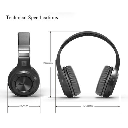 Bluedio HT Turbine Wireless Bluetooth 4.1 Stereo Headphones Headset with Mic, For iPhone, Samsung, Huawei, Xiaomi, HTC and Other Smartphones, All Audio Devices(Black)-garmade.com