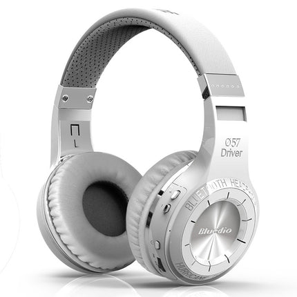 Bluedio HT Turbine Wireless Bluetooth 4.1 Stereo Headphones Headset with Mic, For iPhone, Samsung, Huawei, Xiaomi, HTC and Other Smartphones, All Audio Devices(White)-garmade.com