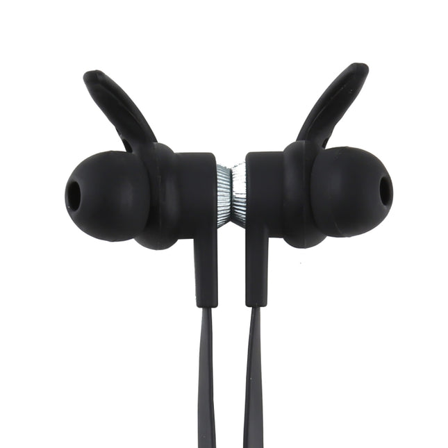 BT-KDK61 CVC6.0 Noise Reduction Stereo Magnetic Wireless Sports Bluetooth Earphone, Support Wire-control(Black)-garmade.com