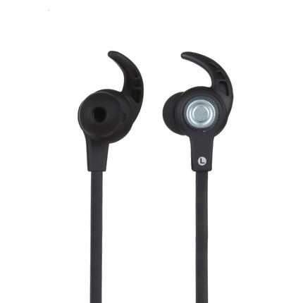 BT-KDK61 CVC6.0 Noise Reduction Stereo Magnetic Wireless Sports Bluetooth Earphone, Support Wire-control(Black)-garmade.com