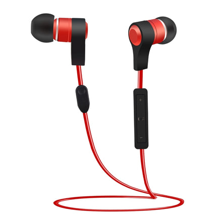 BTH-I8 Stereo Sound Quality Magnetic Absorption V4.2 + EDR Bluetooth Sports Headset, Bluetooth Distance: 8-15m, For iPad, iPhone, Galaxy, Huawei, Xiaomi, LG, HTC and Other Smart Phones(Red)-garmade.com