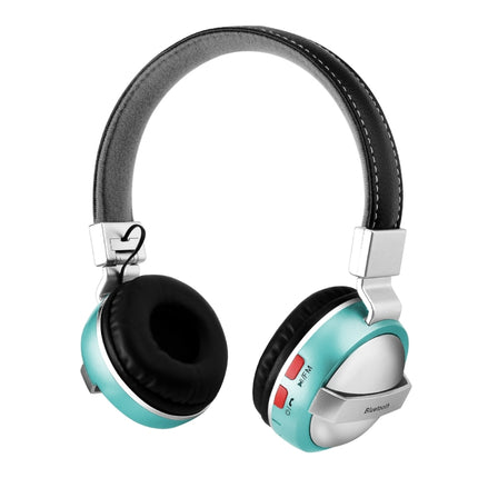 BTH-868 Stereo Sound Quality V4.2 Bluetooth Headphone, Bluetooth Distance: 10m, Support 3.5mm Audio Input & FM(Green)-garmade.com