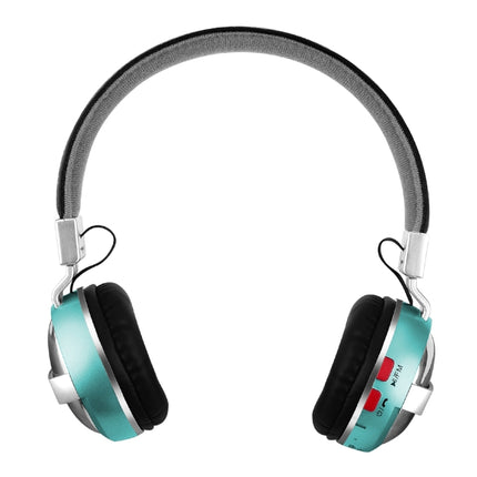 BTH-868 Stereo Sound Quality V4.2 Bluetooth Headphone, Bluetooth Distance: 10m, Support 3.5mm Audio Input & FM(Green)-garmade.com