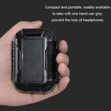 KZ ABS Resin Waterproof and Shockproof Sleeve Portable Earphone Storage Box(Black)-garmade.com