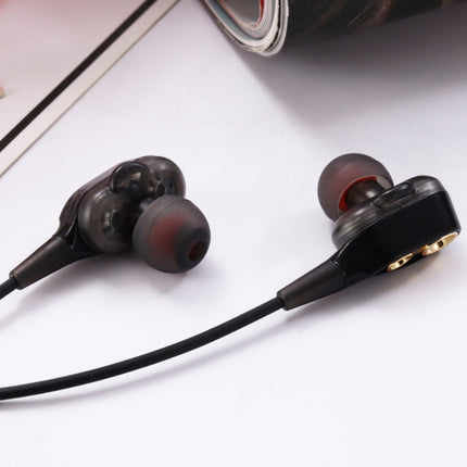 MG-G23 Portable Sports Bluetooth V5.0 Bluetooth Headphones, with 4 Speakers(Red)-garmade.com