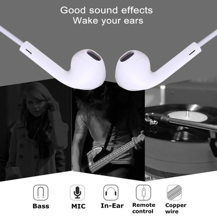 M26 8 Pin Stereo Dynamic Bass Earphone with Mic, Condition of Use: Bluetooth 5.0 Connecting(White)-garmade.com