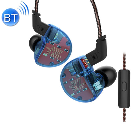 KZ ZS10 Ten Unit Circle Iron In-ear Mega Bass HiFi Earphone with Microphone (Blue)-garmade.com