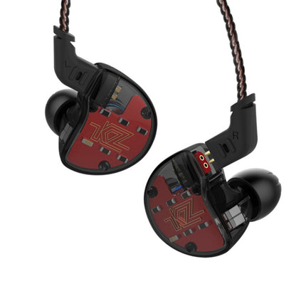 KZ ZS10 Ten Unit Circle Iron In-ear Mega Bass HiFi Earphone without Microphone (Black)-garmade.com