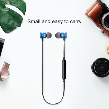ipipoo iL93BL Magnetic Ear Shell Bluetooth Headset(Black)-garmade.com
